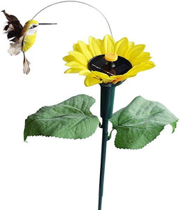 (Early Mother's Day Hot Sale)Solar Dancing Hummingbird With Sunflower