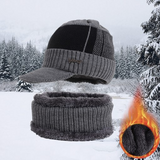 2020 Men’s Winter Hat Skullies Wool Scarf Hat【Buy 2 get 1 free】