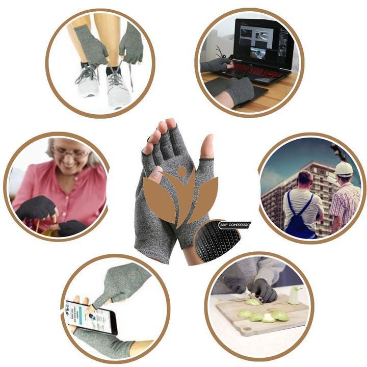 Arthritis 360º Compression Gloves (1 pair)