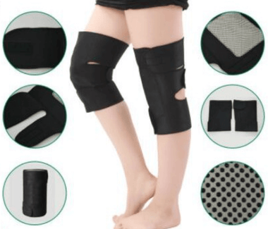 2 pieces Magnetic Therapy Knee Pads - Self-heating with Tourmaline
